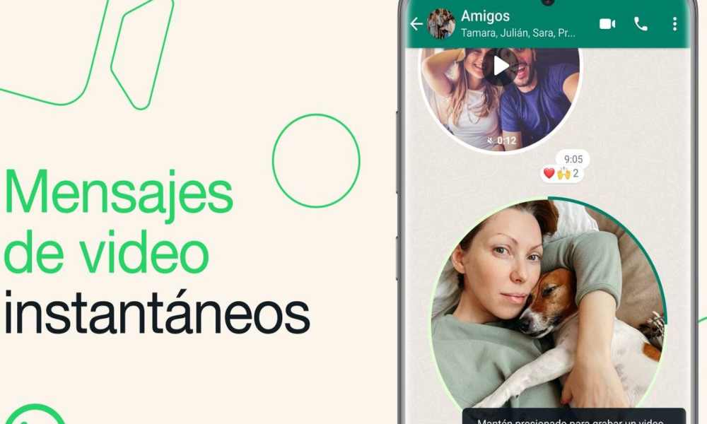 WhatsApp lanza nueva función de mensajes de video