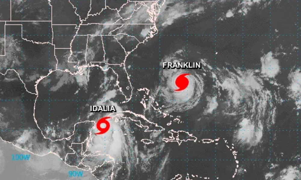 Tormenta tropical Idalia a punto de convertirse en huracán