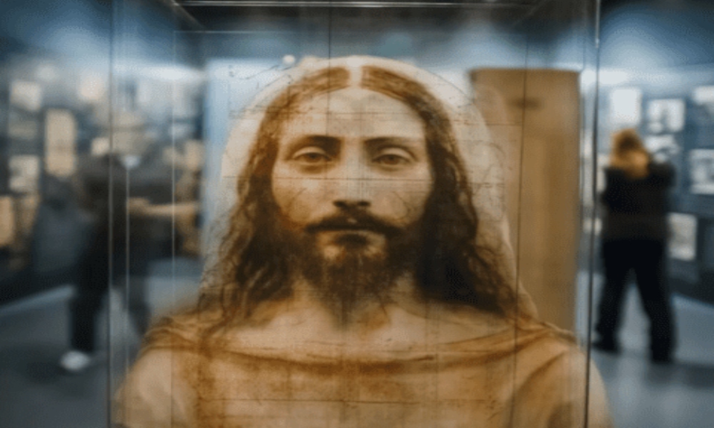 Así se ve el rostro de Jesús en el Sudario de Turín según la IA