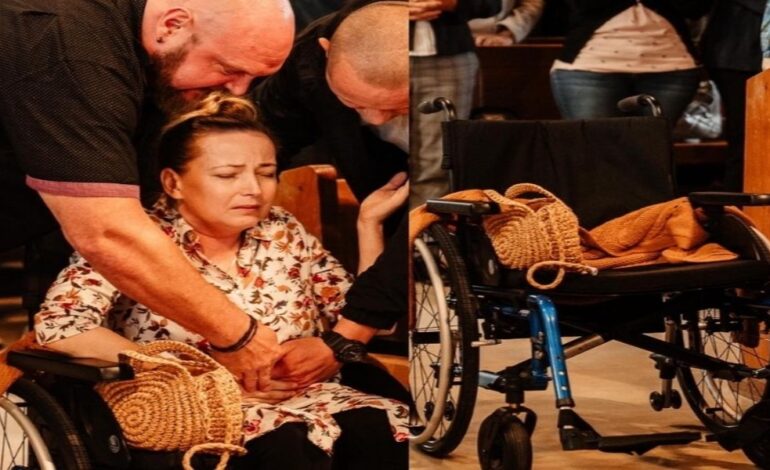 Mujer camina tras años confinada a una silla de ruedas