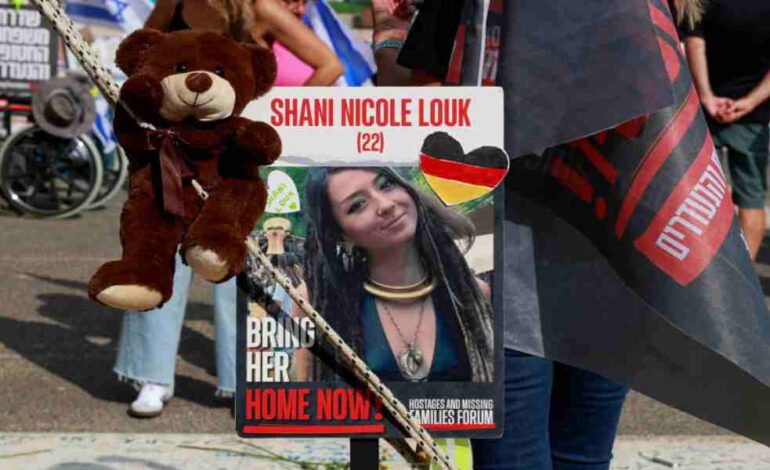 Hallan restos de la joven Shani Louk, secuestrada por Hamás