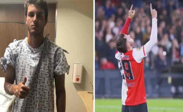 Futbolista dice que Dios lo sanó tras superar una trombosis