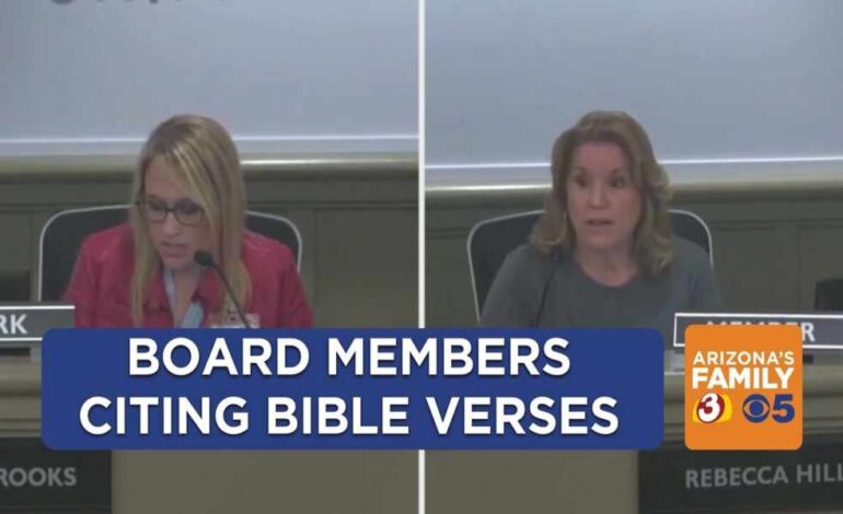 Junta escolar demandada por prohibir lectura de la Biblia
