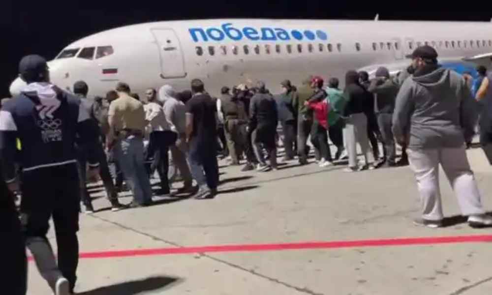 60 detenidos por perseguir a israelíes en aeropuerto ruso