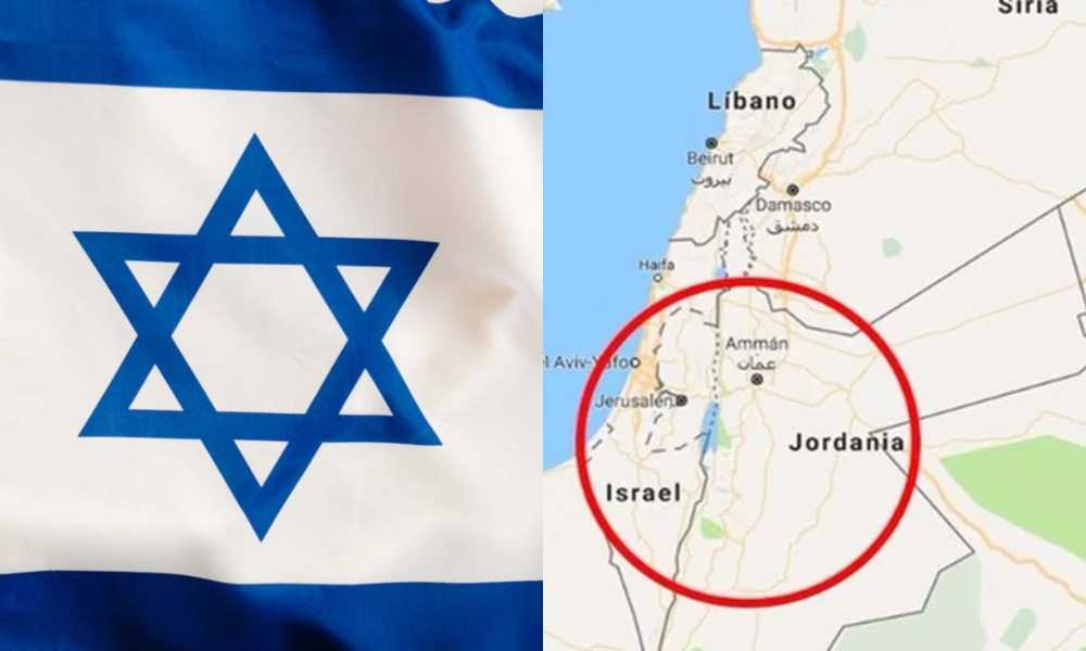 El nombre de Israel está ausente en algunos mapas chinos