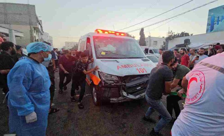Piden que se investigue el ataque a una ambulancia en Gaza