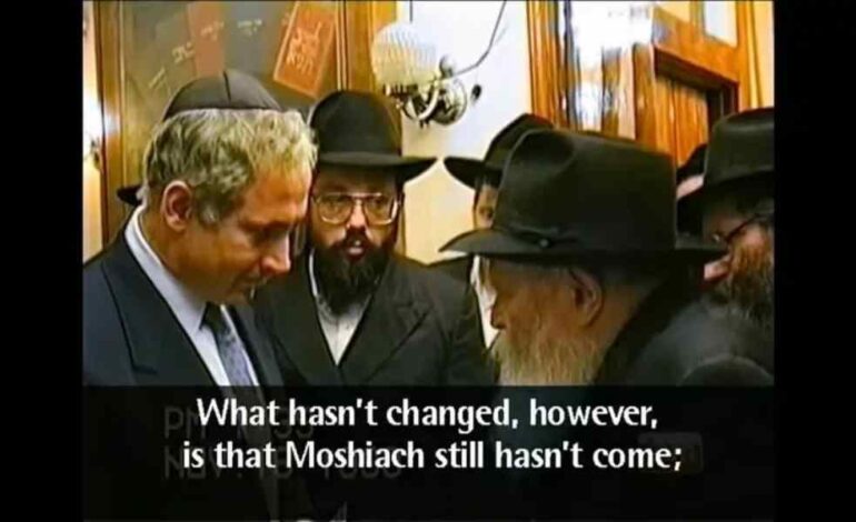 Rabino: “Después de Benjamín Netanyahu vendrá el Mesías”