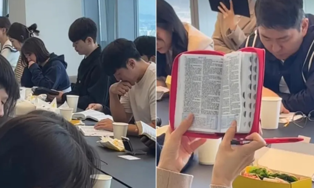 Cristianos en Corea del Sur se reúnen para leer juntos la Biblia