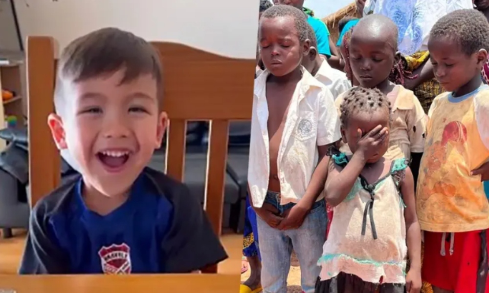 Niño regala sus ahorros a misión para llevárselo a niños en África