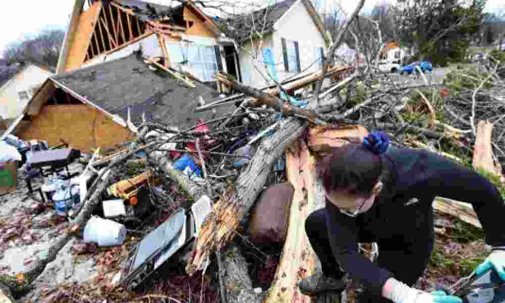 Tornado destruye una iglesia en Tennessee