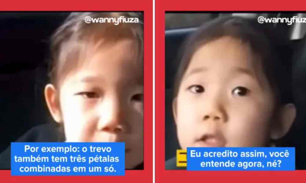 Niño coreano se vuelve viral al explicar qué es la “Trinidad”