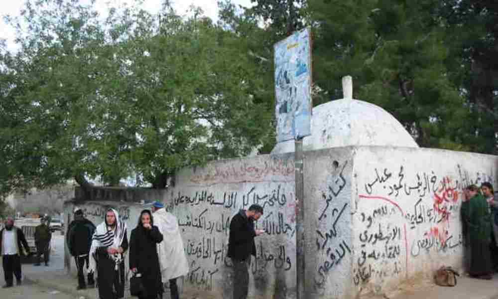 Tumba de José es vandalizada con mensajes pro-Hamás