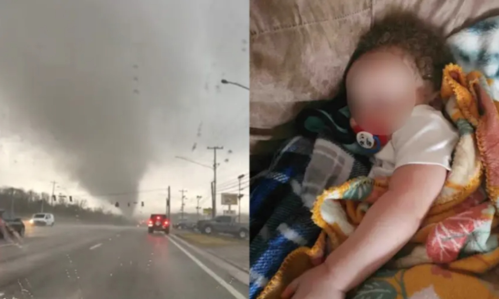 Bebé sobrevive tras ser arrastrado por un tornado: “Fue la gracia de Dios”