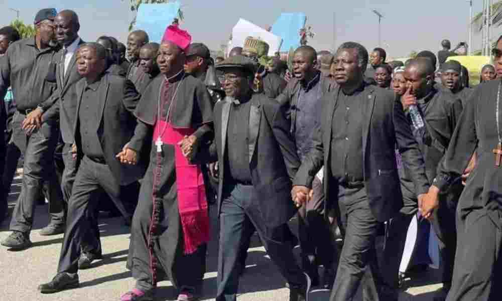 Cristianos marchan para ponerle fin a la violencia en Nigeria