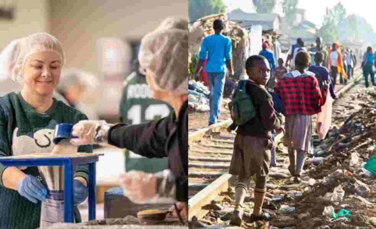 Iglesia dona alimentos para 100 mil niños de países empobrecidos