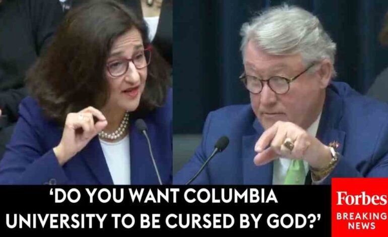 Congresista a Columbia “¿Quieres ser maldecida por Dios?”