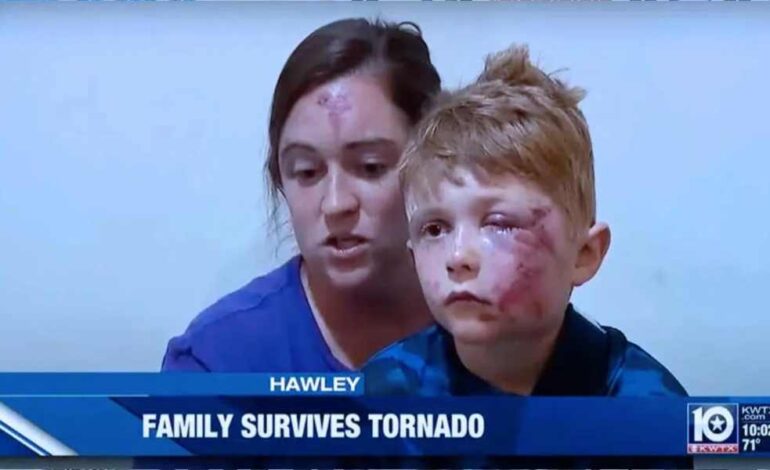 Milagro: niño texano sobrevive al embate de un tornado