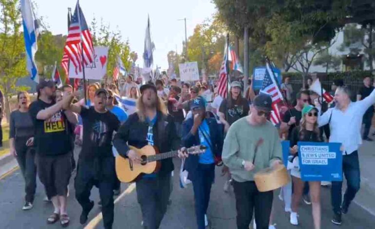 Unidos por Israel: la manifestación que reúne a cientos en EE.UU.